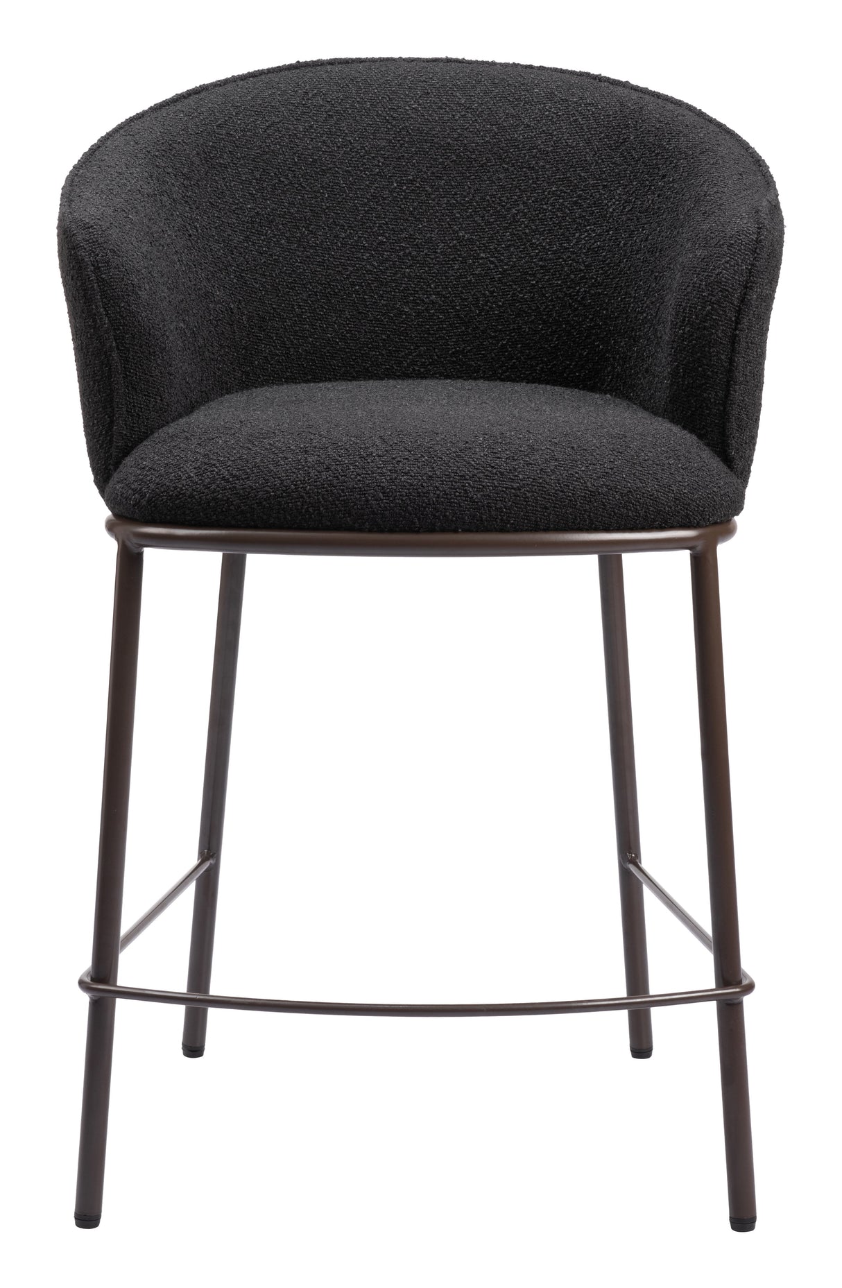 Essen Black & Bronze Counter Stool by Zuomod at Eve Furniture