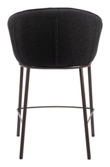 Essen Black & Bronze Counter Stool by Zuomod at Eve Furniture