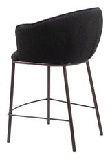 Essen Black & Bronze Counter Stool by Zuomod at Eve Furniture