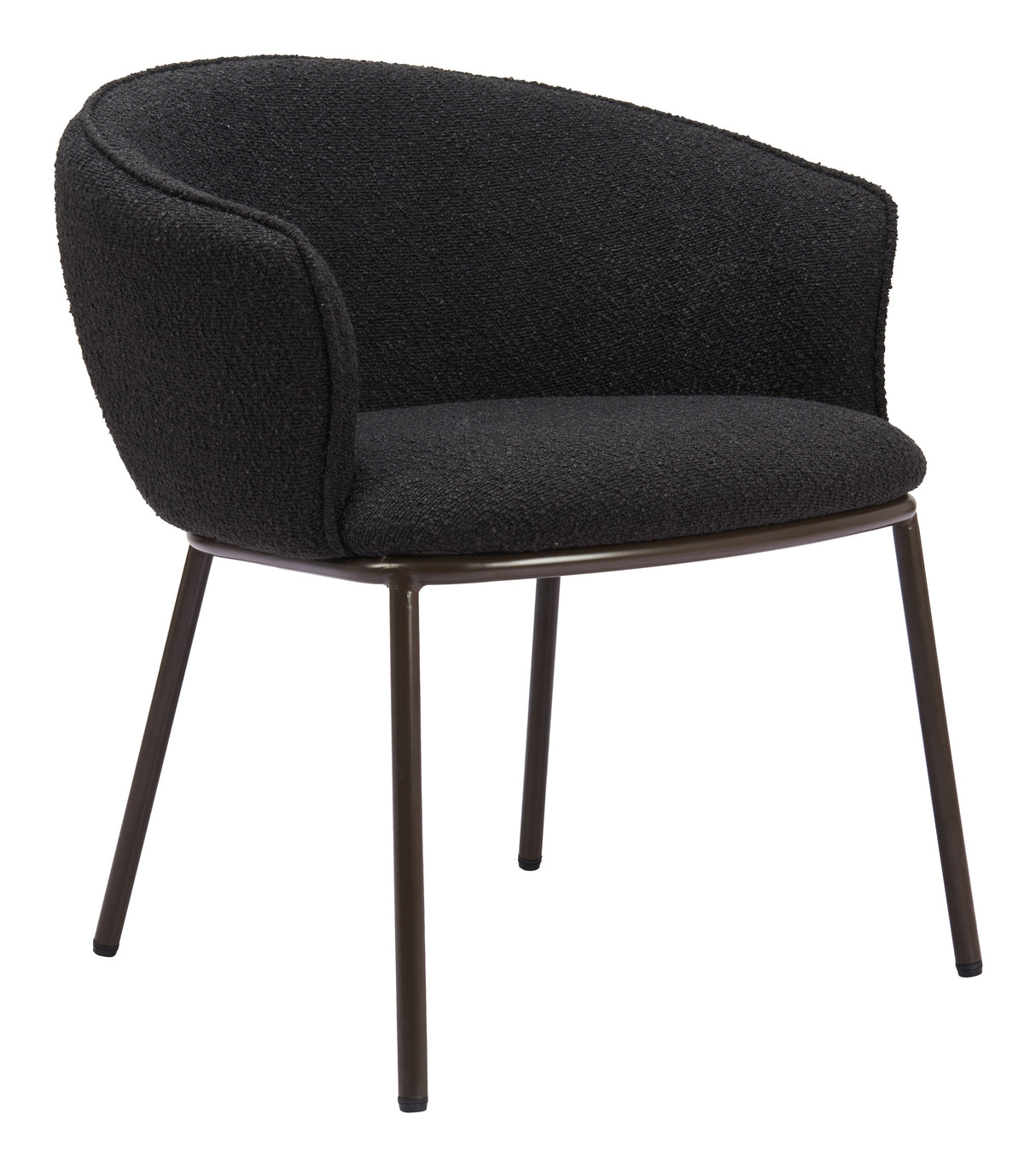 Essen Black & Bronze Dining Chair by Zuomod at Eve Furniture