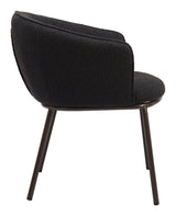 Essen Black & Bronze Dining Chair by Zuomod at Eve Furniture