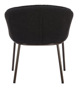 Essen Black & Bronze Dining Chair by Zuomod at Eve Furniture