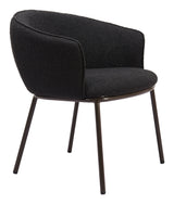 Essen Black & Bronze Dining Chair by Zuomod at Eve Furniture