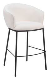 Essen Ivory Barstool by Zuomod at Eve Furniture