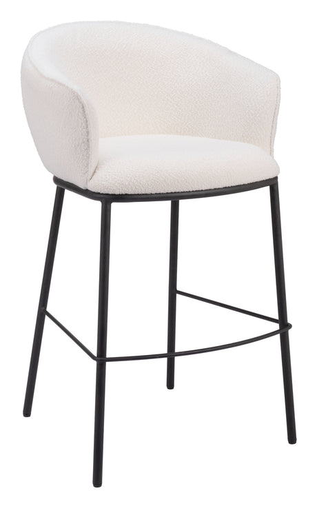 Essen Ivory Barstool by Zuomod at Eve Furniture
