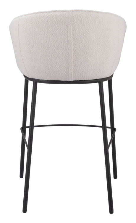 Essen Ivory Barstool by Zuomod at Eve Furniture