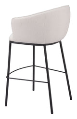 Essen Ivory Barstool by Zuomod at Eve Furniture