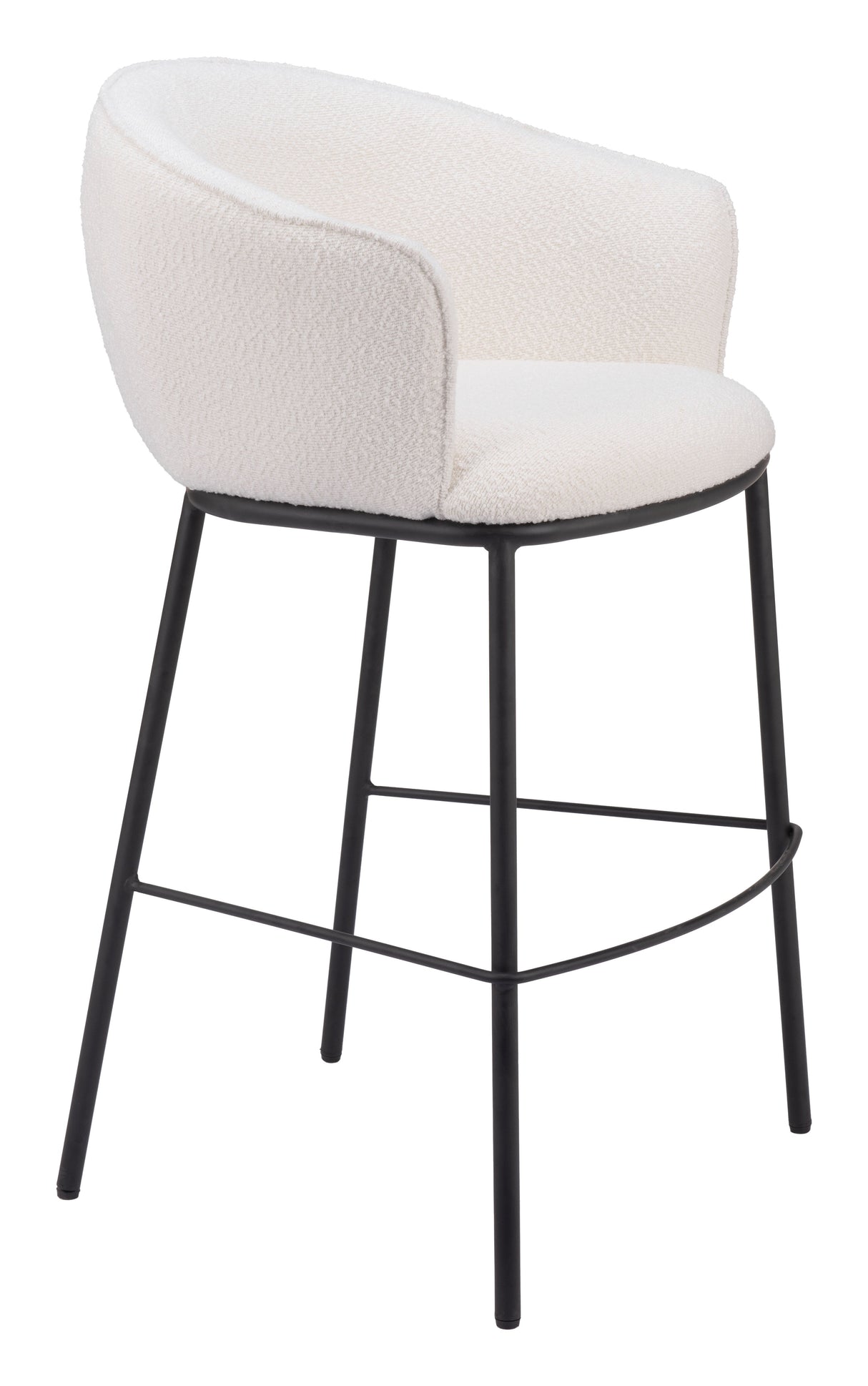 Essen Ivory Barstool by Zuomod at Eve Furniture