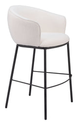 Essen Ivory Barstool by Zuomod at Eve Furniture