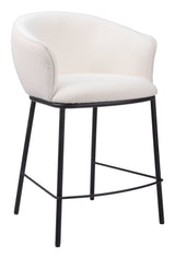 Essen Ivory Counter Stool by Zuomod at Eve Furniture