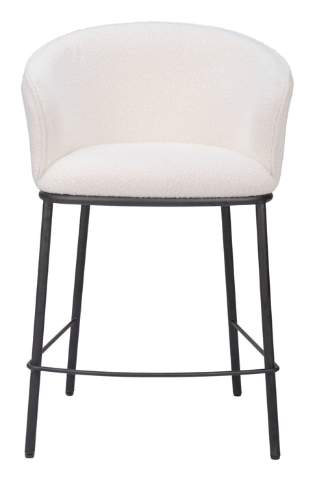 Essen Ivory Counter Stool by Zuomod at Eve Furniture