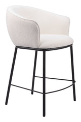 Essen Ivory Counter Stool by Zuomod at Eve Furniture