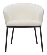 Essen Ivory Dining Chair by Zuomod at Eve Furniture