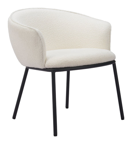 Essen Ivory Dining Chair by Zuomod at Eve Furniture
