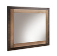 Essenza Brown Small Wooden Mirror Art. 30 by ESF Furniture at Eve Furniture