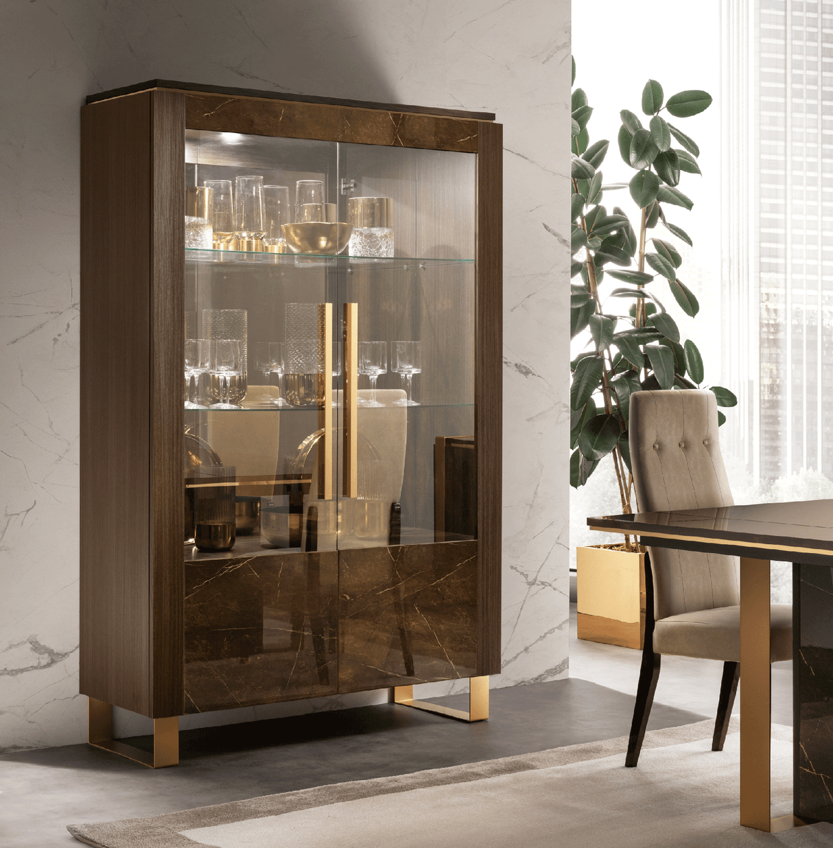 Essenza Small Wooden Mirror Art. 30 by ESF Furniture at Eve Furniture