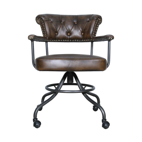 Essex Chesterfield 24" Office Chair in Antique Whiskey by Home Trends & Design at Eve Furniture