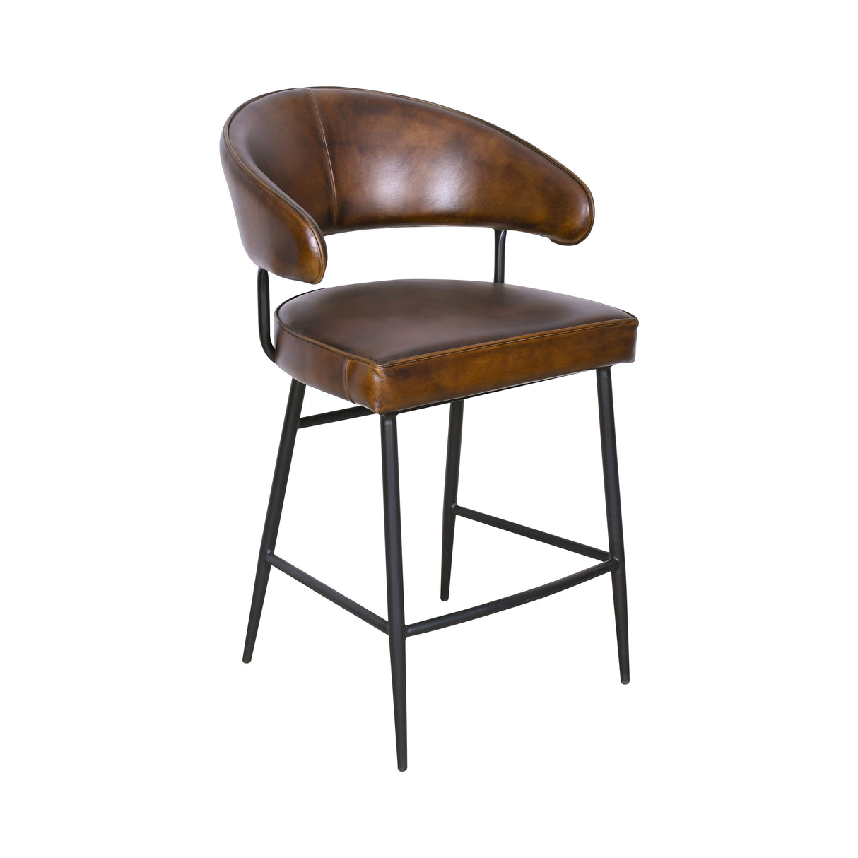Essex Dover 22" Counter Chair in Hand Washed Chestnut by Home Trends & Design at Eve Furniture