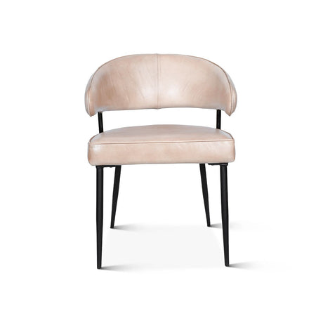 Essex Dover 23" Armchair in Antique Ivory Leather by Home Trends & Design at Eve Furniture