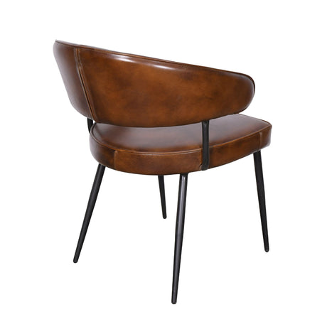 Essex Dover 23" Armchair in Hand Washed Chestnut, Set of 2 by Home Trends & Design at Eve Furniture
