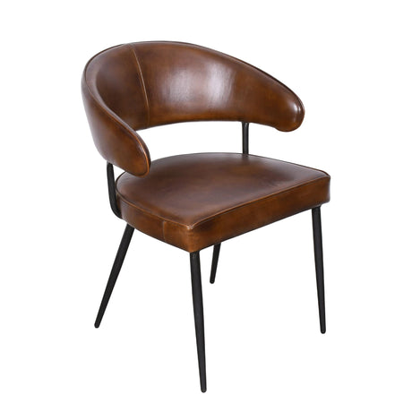 Essex Dover 23" Armchair in Hand Washed Chestnut, Set of 2 by Home Trends & Design at Eve Furniture