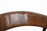 Essex Halstead 23" Dining Chair in Chestnut Leather by Home Trends & Design at Eve Furniture