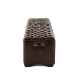 Essex Leeds 53" Bench in Antique Whiskey Leather by Home Trends & Design at Eve Furniture