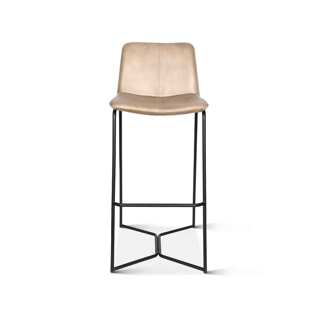 Essex Morgan 18" Bar Chair in Hand Washed Taupe by Home Trends & Design at Eve Furniture