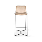 Essex Morgan 18" Bar Chair in Hand Washed Taupe by Home Trends & Design at Eve Furniture