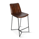 Essex Morgan 18" Counter Chair in Hand Washed Chestnut by Home Trends & Design at Eve Furniture