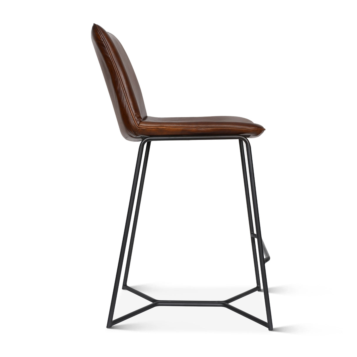 Essex Morgan 18" Counter Chair in Hand Washed Chestnut by Home Trends & Design at Eve Furniture