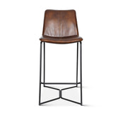 Essex Morgan 18" Counter Chair in Hand Washed Chestnut by Home Trends & Design at Eve Furniture