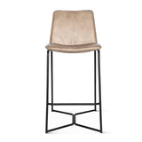 Essex Morgan 18" Counter Chair in Hand Washed Taupe by Home Trends & Design at Eve Furniture