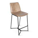 Essex Morgan 18" Counter Chair in Hand Washed Taupe by Home Trends & Design at Eve Furniture