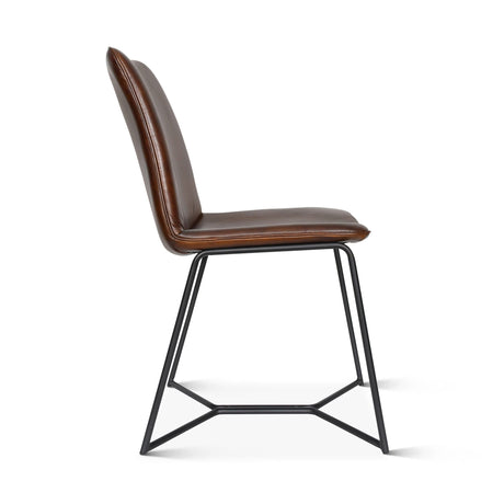 Essex Morgan 18" Dining Chair in Hand Washed Chestnut, Set of 2 by Home Trends & Design at Eve Furniture