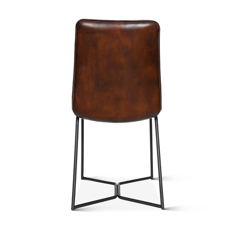 Essex Morgan 18" Dining Chair in Hand Washed Chestnut, Set of 2 by Home Trends & Design at Eve Furniture