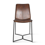 Essex Morgan 18" Dining Chair in Hand Washed Chestnut, Set of 2 by Home Trends & Design at Eve Furniture