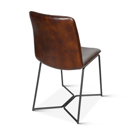 Essex Morgan 18" Dining Chair in Hand Washed Chestnut, Set of 2 by Home Trends & Design at Eve Furniture