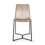 Essex Morgan 18" Dining Chair in Hand Washed Taupe, Set of 2 by Home Trends & Design at Eve Furniture