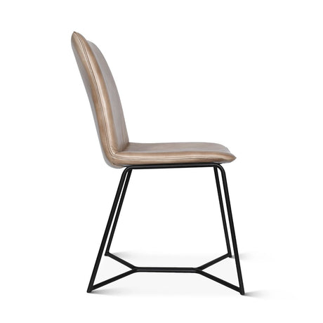 Essex Morgan 18" Dining Chair in Hand Washed Taupe, Set of 2 by Home Trends & Design at Eve Furniture