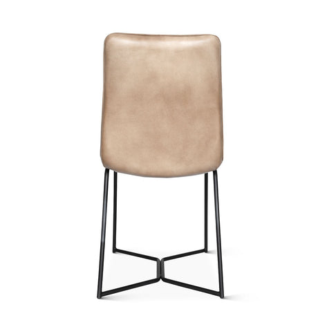 Essex Morgan 18" Dining Chair in Hand Washed Taupe, Set of 2 by Home Trends & Design at Eve Furniture