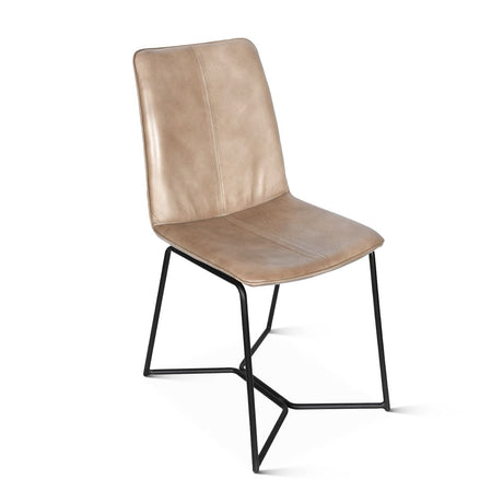 Essex Morgan 18" Dining Chair in Hand Washed Taupe, Set of 2 by Home Trends & Design at Eve Furniture