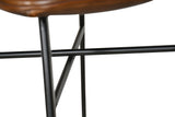 Essex Murphy 18" Dining Chair in Chestnut Leather by Home Trends & Design at Eve Furniture