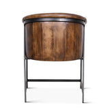 Essex Polo Armchair in Antique Whiskey Leather by Home Trends & Design at Eve Furniture