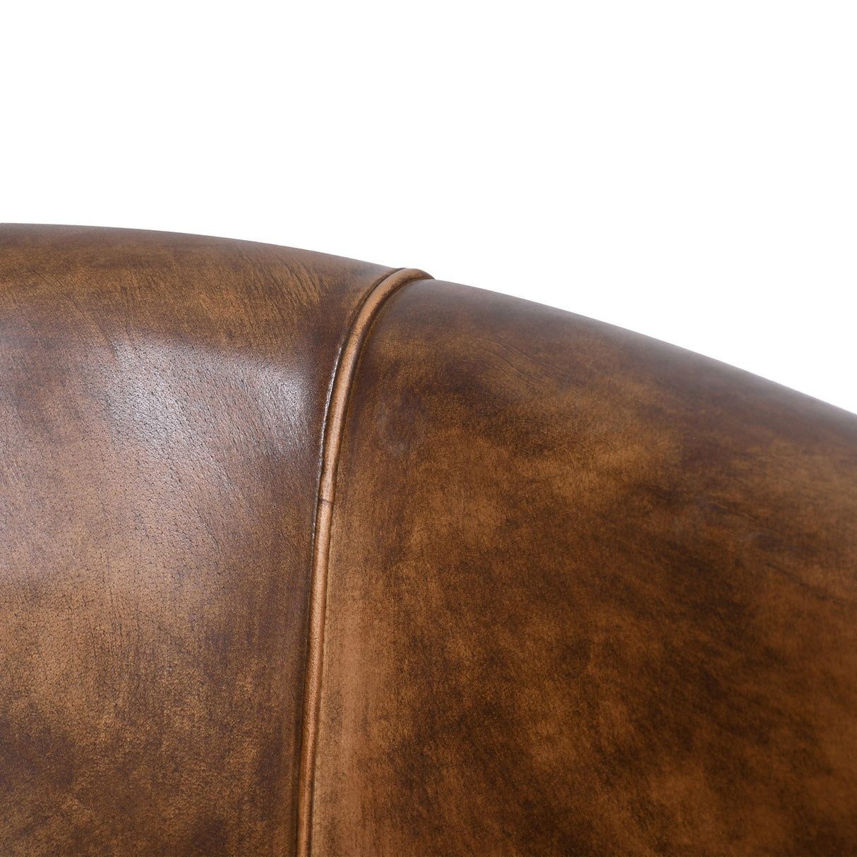Essex Polo Armchair in Antique Whiskey Leather by Home Trends & Design at Eve Furniture
