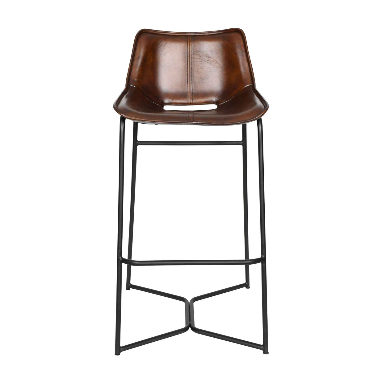 Essex Stanley 19" Bar Chair in Hand Washed Chestnut by Home Trends & Design at Eve Furniture