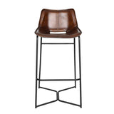 Essex Stanley 19" Bar Chair in Hand Washed Chestnut by Home Trends & Design at Eve Furniture