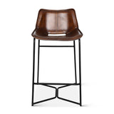 Essex Stanley 20" Counter Chair in Hand Washed Chestnut by Home Trends & Design at Eve Furniture