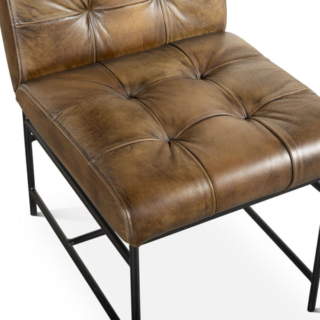 Essex Stockton 19" Dining Chair in Antique Whiskey, Set of 2 by Home Trends & Design at Eve Furniture