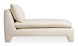 Estelle Chaise Cream by Moe's Home at Eve Furniture